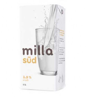 Молоко Милла 1,5% 200мл